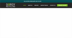 Desktop Screenshot of gorgyrecycling.com
